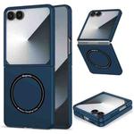 For Samsung Galaxy Z Flip7 5G Magsafe Magnetic Folding PC Phone Case(Blue)