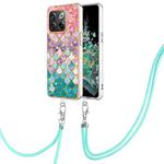 For OnePlus 10T 5G/Ace Pro Electroplating IMD TPU Phone Case with Lanyard(Colorful Scales)