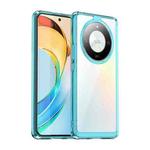 For Honor X50 GT Colorful Series Acrylic Hybrid TPU Phone Case(Transparent Blue)