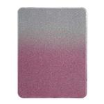 For iPad 10th Gen 10.9 2022 Gradient Glitter Magnetic Split Leather Tablet Case(Rose Red)