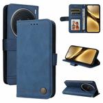 For vivo X200 Pro Skin Feel Life Tree Metal Button Leather Phone Case(Blue)