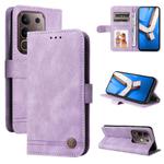 For vivo Y29 4G Skin Feel Life Tree Metal Button Leather Phone Case(Purple)