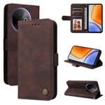 For vivo Y39 5G / Y300i Skin Feel Life Tree Metal Button Leather Phone Case(Brown)