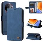 For vivo Y39 5G / Y300i Skin Feel Life Tree Metal Button Leather Phone Case(Blue)