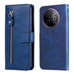 For vivo Y39 5G / Y300i Fashion Calf Texture Zipper Leather Phone Case(Blue)
