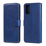 For OPPO A52 / A72 / A92 Classic Calf Texture PU + TPU Horizontal Flip Leather Case, with Holder & Card Slots & Wallet(Blue)