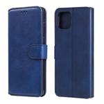 For OPPO A92s Classic Calf Texture PU + TPU Horizontal Flip Leather Case, with Holder & Card Slots & Wallet(Blue)