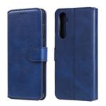 For OPPO Realme 6 Classic Calf Texture PU + TPU Horizontal Flip Leather Case, with Holder & Card Slots & Wallet(Blue)