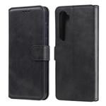 For Xiaomi Mi Note 10 Lite Classic Calf Texture PU + TPU Horizontal Flip Leather Case, with Holder & Card Slots & Wallet(Black)