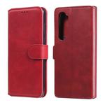For Xiaomi Mi Note 10 Lite Classic Calf Texture PU + TPU Horizontal Flip Leather Case, with Holder & Card Slots & Wallet(Red)
