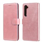For Xiaomi Mi Note 10 Lite Classic Calf Texture PU + TPU Horizontal Flip Leather Case, with Holder & Card Slots & Wallet(Rose Gold)