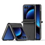 For Motorola Razr 40 Ultra DUX DUCIS Bril Series PU + TPU Phone Case(Black)