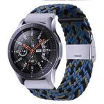 18mm Nylon Braided Metal Buckle Watch Band(W Camouflage)