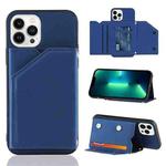 For iPhone 15 Pro Max Skin Feel PU + TPU + PC Back Cover Shockproof Case(Royal Blue)