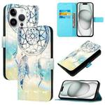 For iPhone 16 Pro 3D Painting Horizontal Flip Leather Phone Case(Dream Wind Chimes)