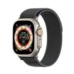 For Apple Watch SE 44mm DUX DUCIS YJ Series Nylon Watch Band(Blue Black)