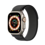 For Apple Watch 42mm DUX DUCIS YJ Series Nylon Watch Band(Black)