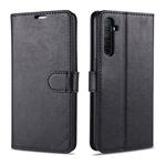 For OPPO K5 AZNS Sheepskin Texture Horizontal Flip Leather Case with Holder & Card Slots & Wallet(Black)