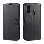 For OPPO A8 AZNS Sheepskin Texture Horizontal Flip Leather Case with Holder & Card Slots & Wallet(Black)