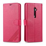 For OPPO Reno2 AZNS Sheepskin Texture Horizontal Flip Leather Case with Holder & Card Slots & Wallet(Red)
