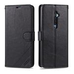 For OPPO Reno2 AZNS Sheepskin Texture Horizontal Flip Leather Case with Holder & Card Slots & Wallet(Black)