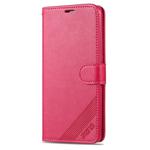 For OPPO Reno2 Z AZNS Sheepskin Texture Horizontal Flip Leather Case with Holder & Card Slots & Wallet(Red)