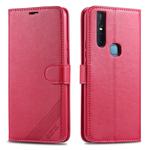 For Vivo S1 / V15 AZNS Sheepskin Texture Horizontal Flip Leather Case with Holder & Card Slots & Wallet(Red)