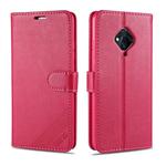 For Vivo S5 AZNS Sheepskin Texture Horizontal Flip Leather Case with Holder & Card Slots & Wallet(Red)