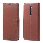 For Vivo X27 Pro AZNS Sheepskin Texture Horizontal Flip Leather Case with Holder & Card Slots & Wallet(Brown)