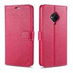 For Vivo Y9s / V17 AZNS Sheepskin Texture Horizontal Flip Leather Case with Holder & Card Slots & Wallet(Red)