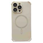 For iPhone 12 Pro Four-corner Shockproof Skin Feel MagSafe Magnetic Phone Case(White)