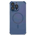 For iPhone 12 Pro Four-corner Shockproof Skin Feel MagSafe Magnetic Phone Case(Grey)