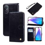 For Huawei nova 9 SE 4G/5G Oil Wax Texture Leather Phone Case(Black)