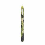 For Apple Pencil 2 LOVE MEI Camouflage Silicone Protective Pen Case(Green)