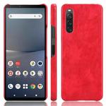 For Sony Xperia 10 Ⅴ Litchi Texture Back Cover Phone Case(Red)