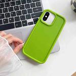 For iPhone XS Max Shockproof Frame Frosted TPU Phone Case(Green)