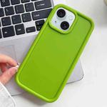 For iPhone 15 Plus Shockproof Frame Frosted TPU Phone Case(Green)