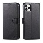 For iPhone 11 Pro Max AZNS Sheepskin Texture Horizontal Flip Leather Case with Holder & Card Slots & Wallet(Black)