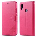 For Xiaomi Redmi 7 AZNS Sheepskin Texture Horizontal Flip Leather Case with Holder & Card Slots & Wallet(Red)