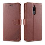 For Xiaomi Redmi 8 / 8A AZNS Sheepskin Texture Horizontal Flip Leather Case with Holder & Card Slots & Wallet(Brown)