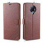 For Xiaomi Redmi K30 Pro AZNS Sheepskin Texture Horizontal Flip Leather Case with Holder & Card Slots & Wallet(Brown)