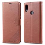 For Xiaomi Redmi Note 7 AZNS Sheepskin Texture Horizontal Flip Leather Case with Holder & Card Slots & Wallet(Brown)