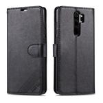 For Xiaomi Redmi Note 8 Pro AZNS Sheepskin Texture Horizontal Flip Leather Case with Holder & Card Slots & Wallet(Black)