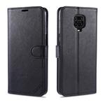 For Xiaomi Redmi Note 9S / Note 9 Pro AZNS Sheepskin Texture Horizontal Flip Leather Case with Holder & Card Slots & Wallet(Black)