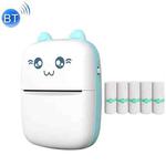 C9 Mini Bluetooth Wireless Thermal Printer With 5 Sticker Papers(Blue)