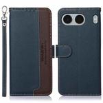 For OnePlus Nord 4 KHAZNEH Litchi Texture Leather RFID Phone Case(Blue)