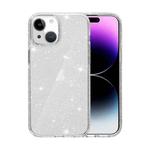 For iPhone 15 Plus Shockproof Terminator Glitter Powder Phone Case(White)