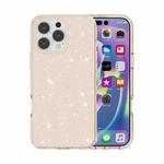 For iPhone 16 Pro Shockproof Terminator Glitter Powder Phone Case(Gold)