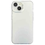 For iPhone 14 Semi Transparent Frosted PC Phone Case(White)