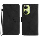 For OnePlus Nord CE 3 Lite Stitching Embossed Leather Phone Case(Black)